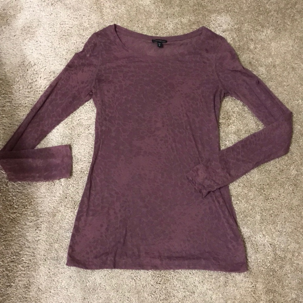 Express Burn Out Long Sleeve T